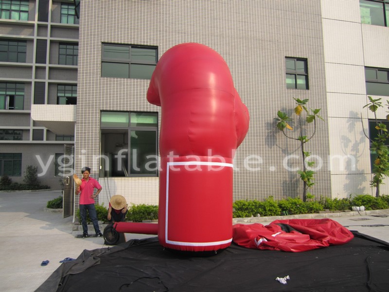 빨간색 모양 광고 풍선 장갑GC124
