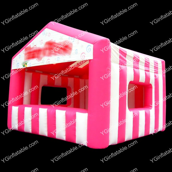 분홍색과 흰색 풍선 텐트 온라인GN089