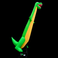 Inflatable dinosaur dancer