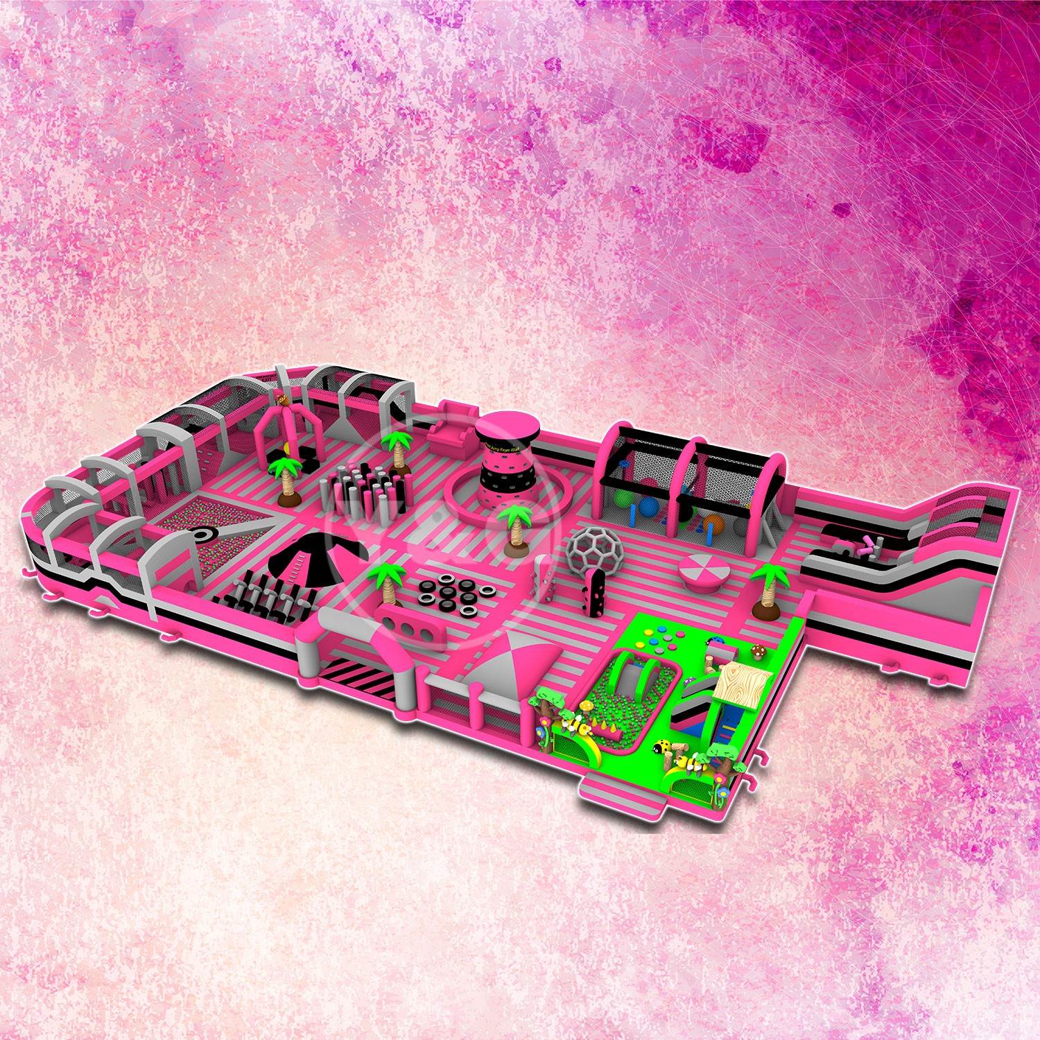 로즈 핑크 메모리 인플레이터블 파크YGIP-03