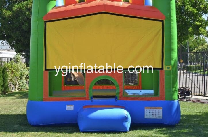 The thematic and funny inflatable bounce house