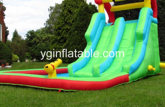 How to dry an inflatable water slide