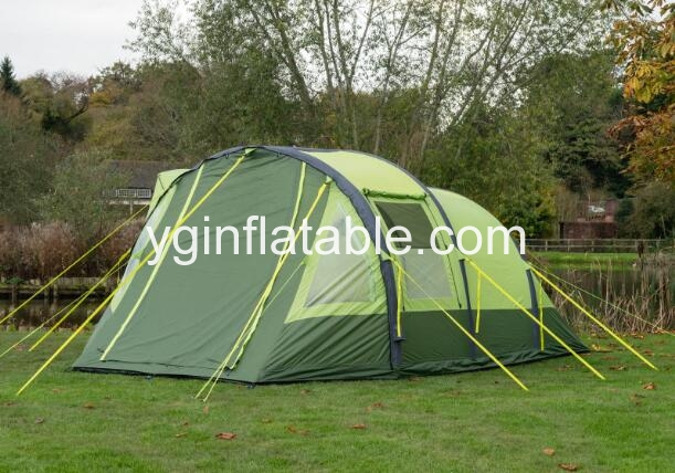 How to set up an inflatable tent