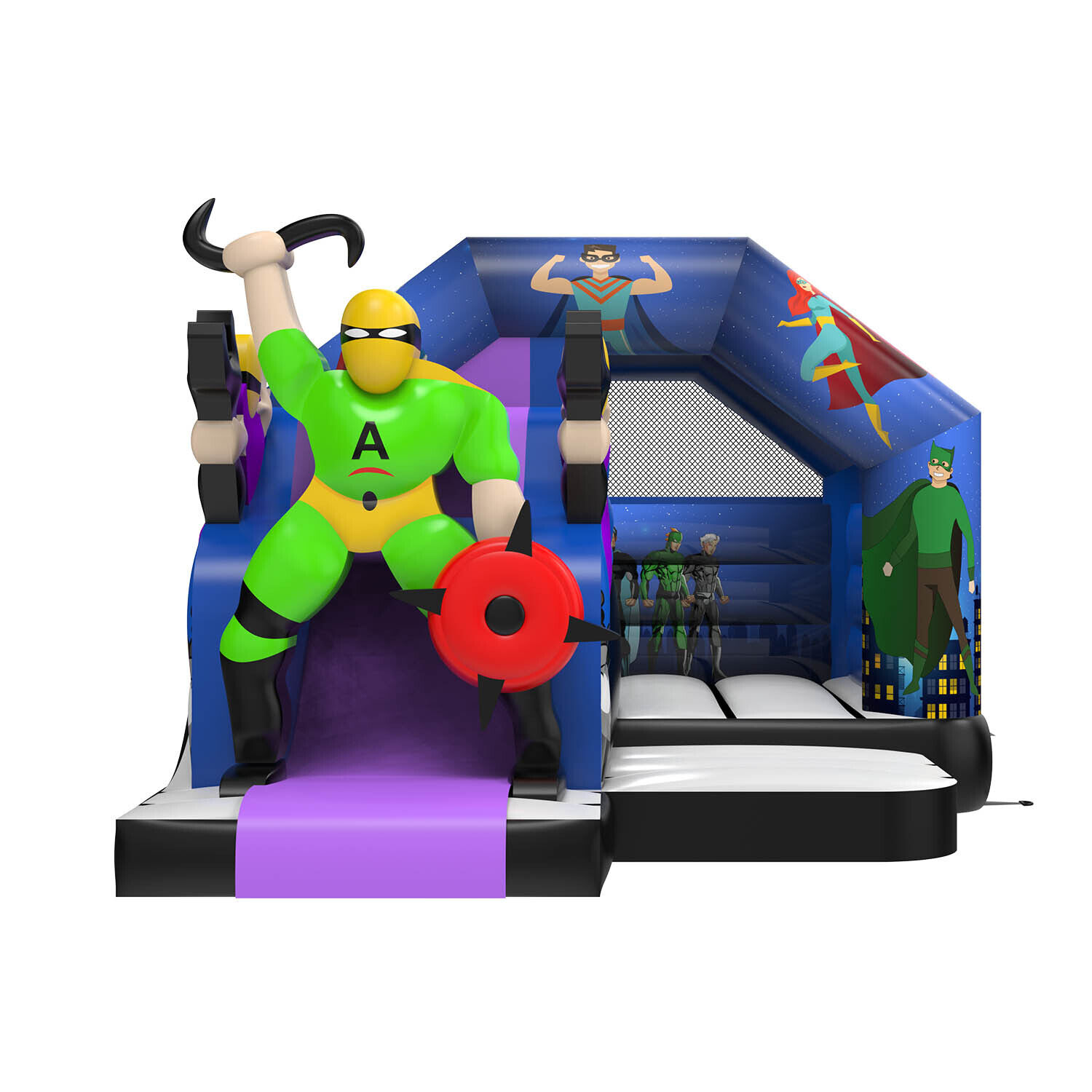 Blue Superman Inflatable Bounce HouseYGIP-17